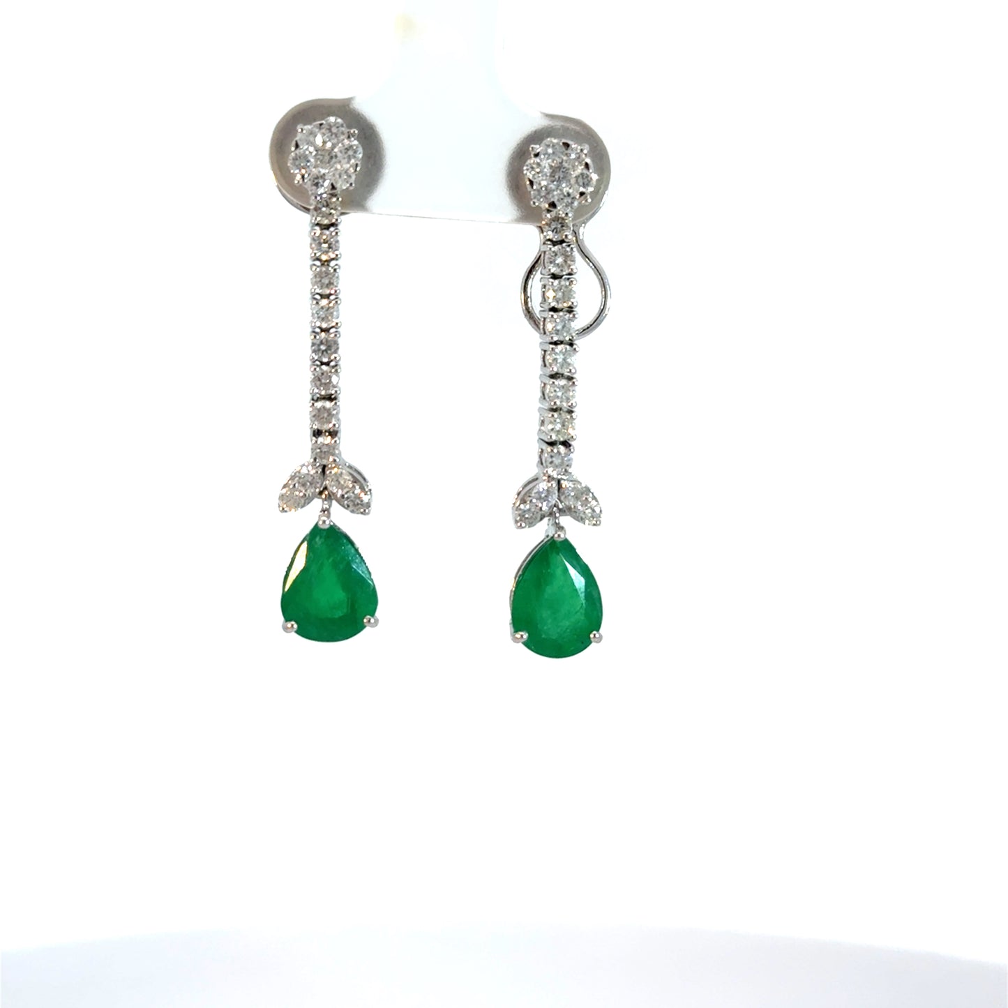 Elegant Emerald Earrings