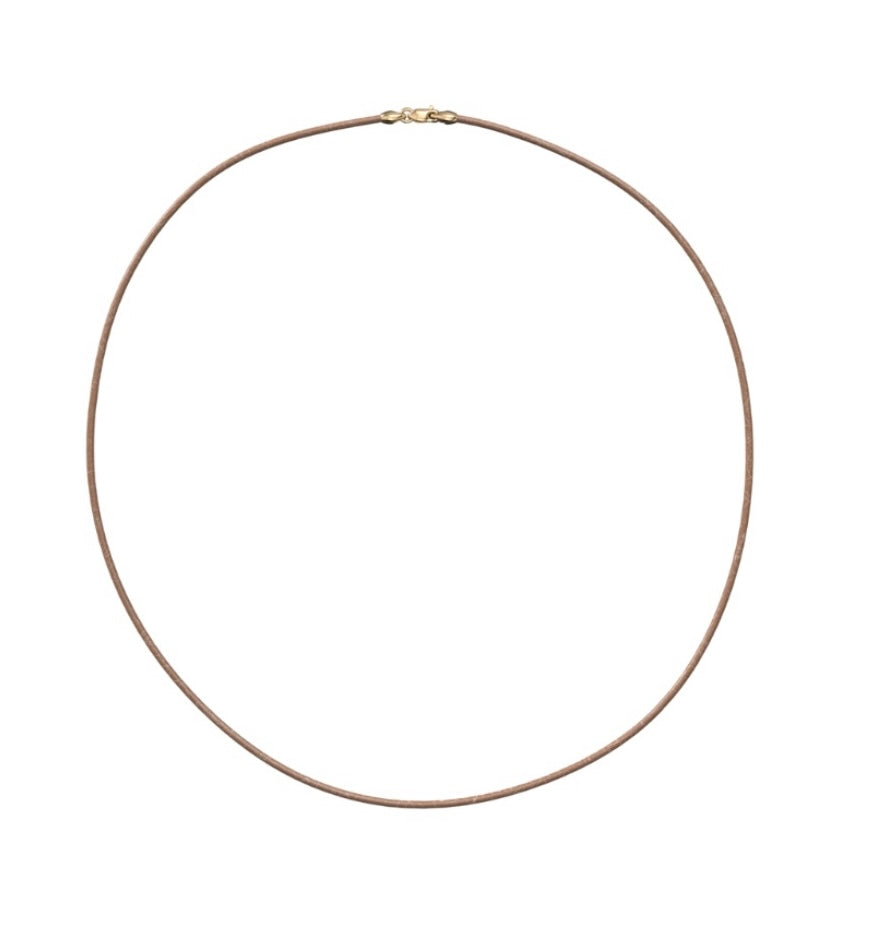 Omega thick flexible necklace
