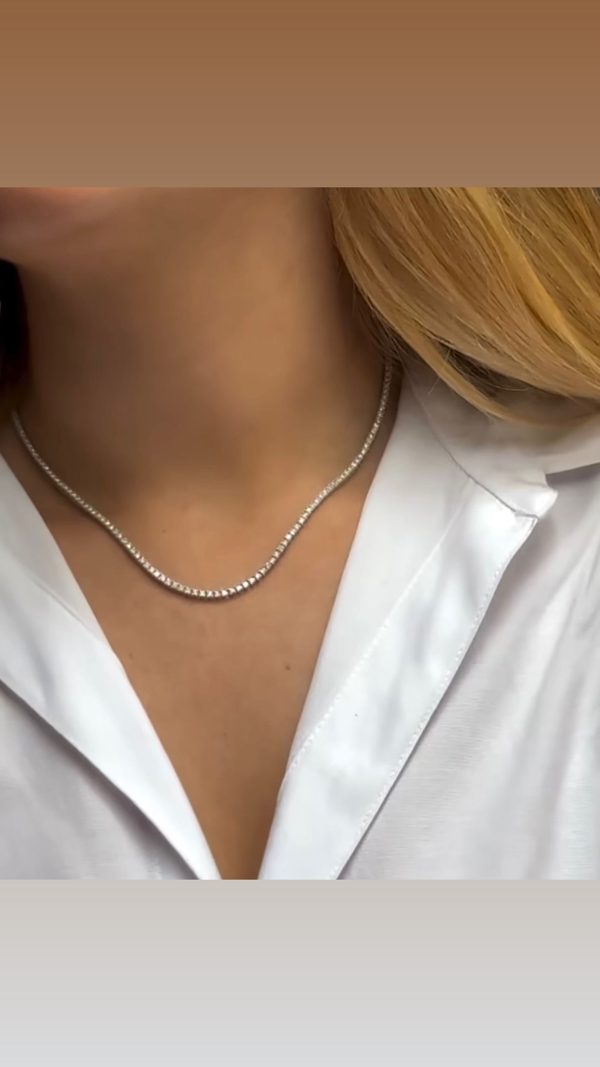 6 ct Tennis Necklace