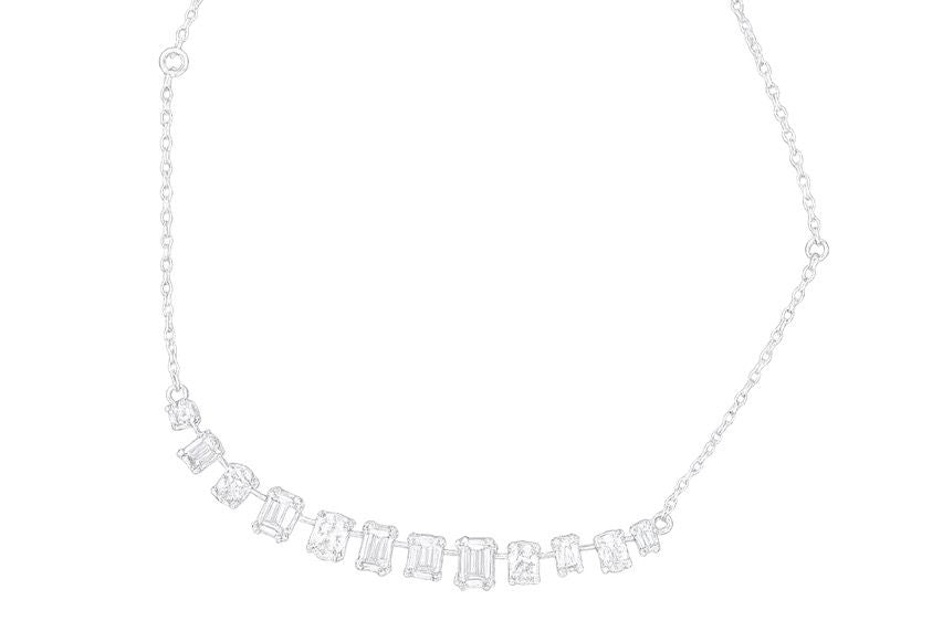 Smile Baguette Necklace