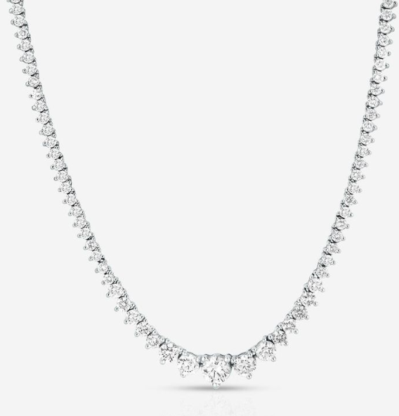 Tennis Necklace Riviera Cut