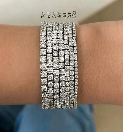 14k Classic Tennis Diamond  Bracelet