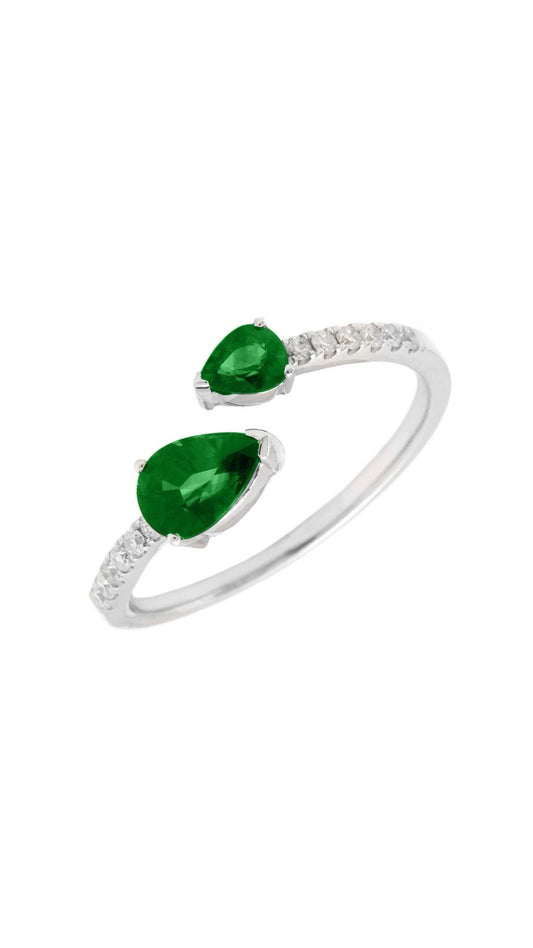 Maria emerald ring