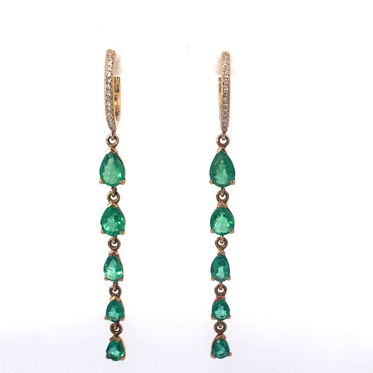 Antonieta Emerald Hoops