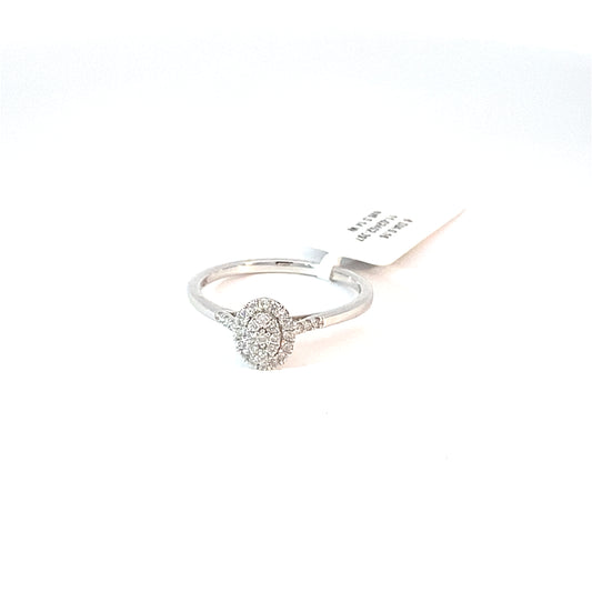 Oval multi diamond Ring