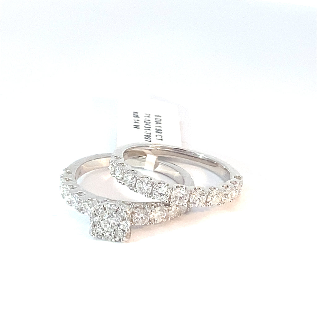 Multi Diamond Round Ring