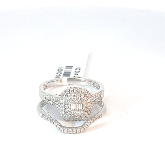 Square Bridal Ring