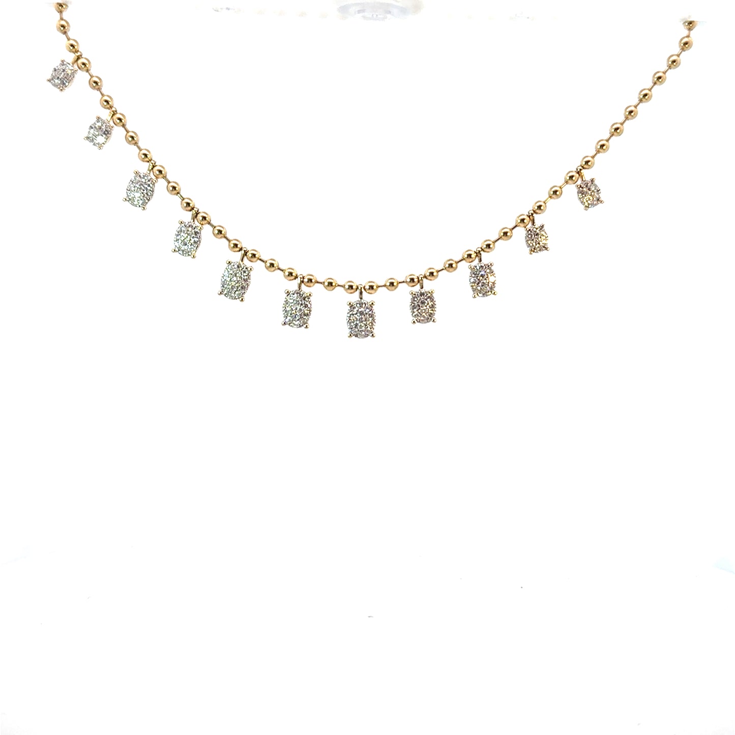 Elegant Multidiamond Necklace