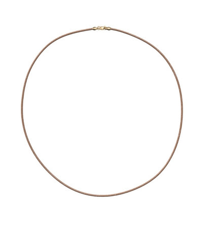 Omega thick flexible necklace