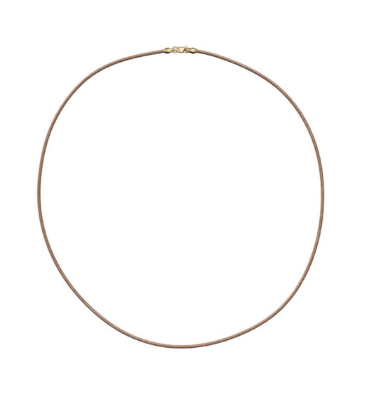 Omega thick flexible necklace