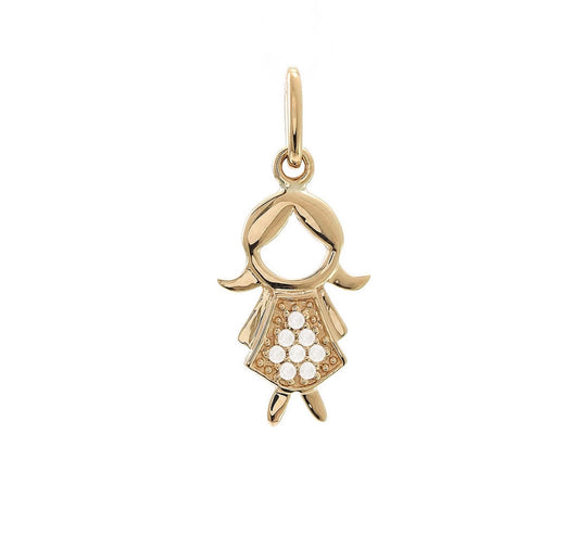 14k Girl necklace