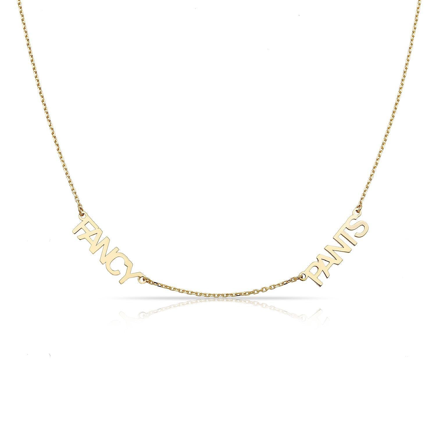 Two name necklace