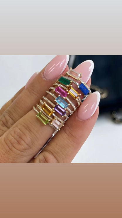 Elegant Multicolor Ring