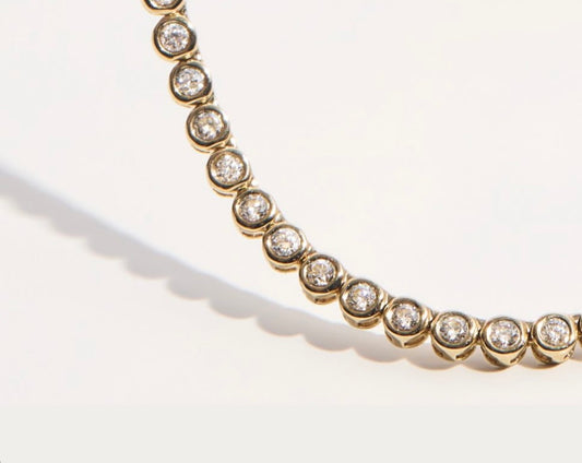 BEZEL TENNIS BRACELET