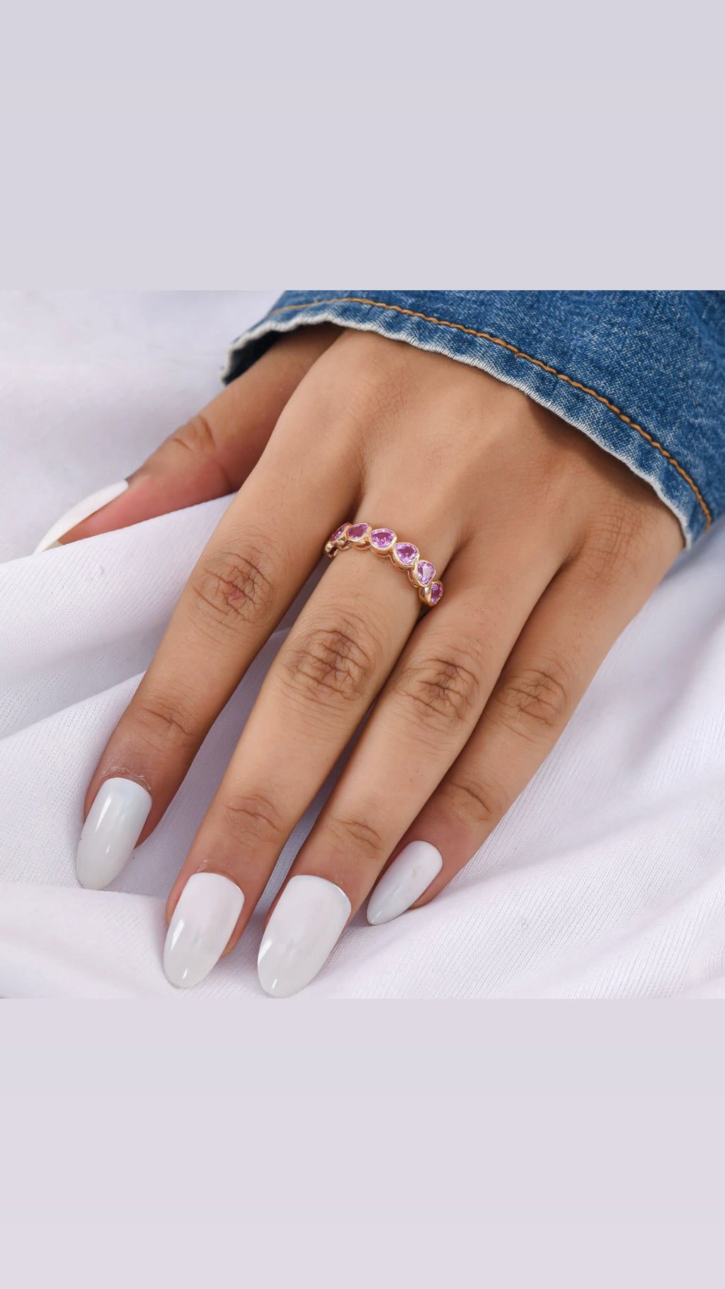 Pink Sapphire ring