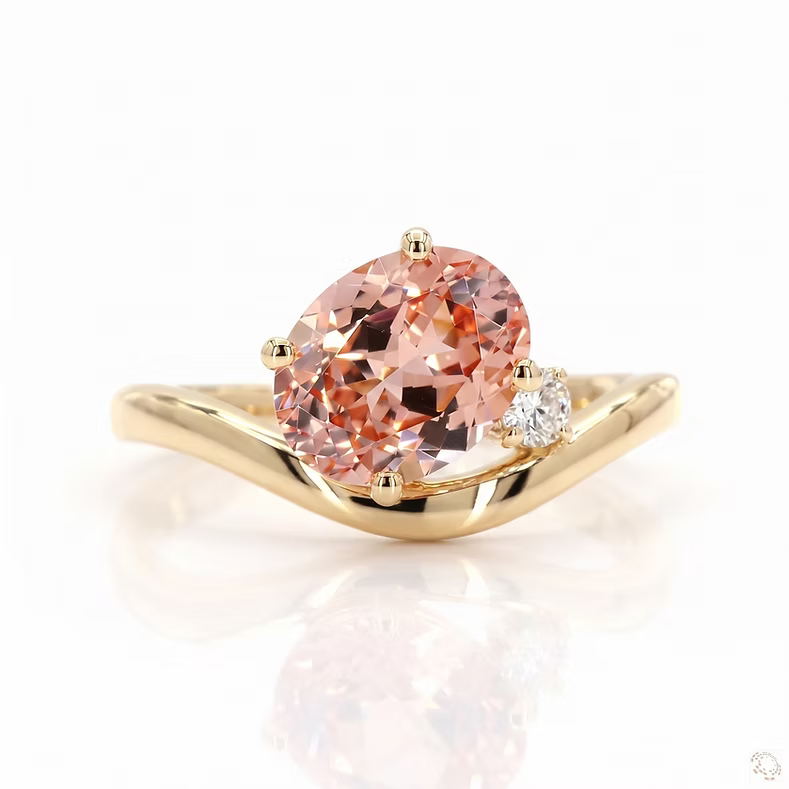 Curve Oval Ring