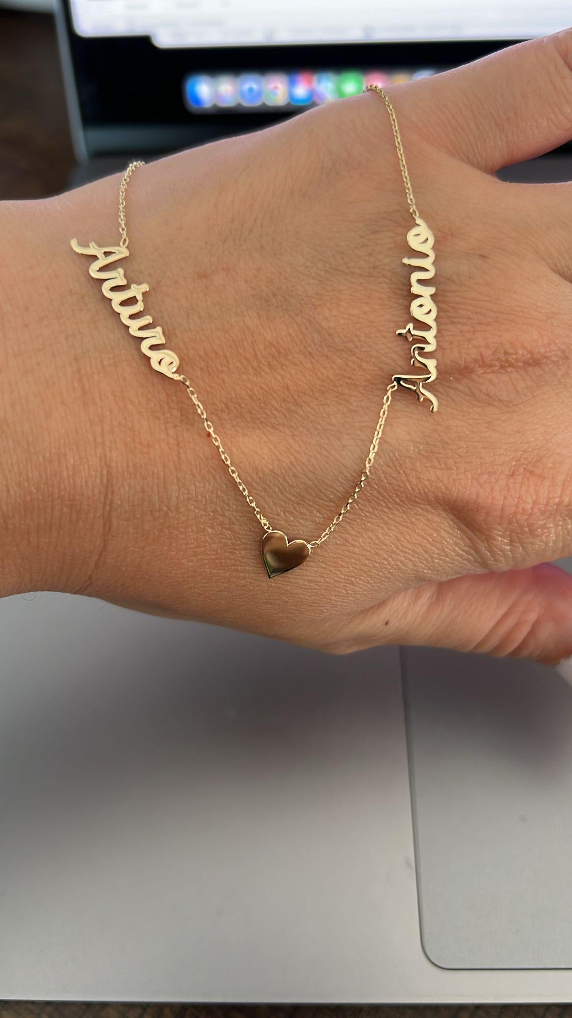 Two name necklace