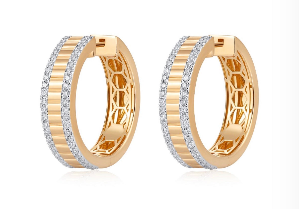 Lumière Diamond Hoops