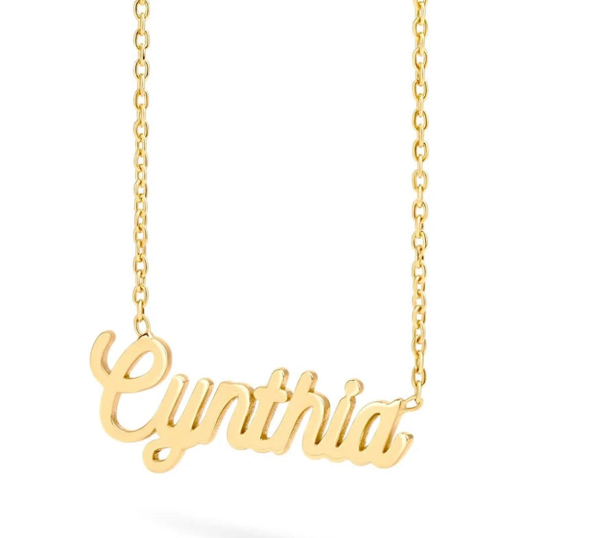 14k Solid Gold name