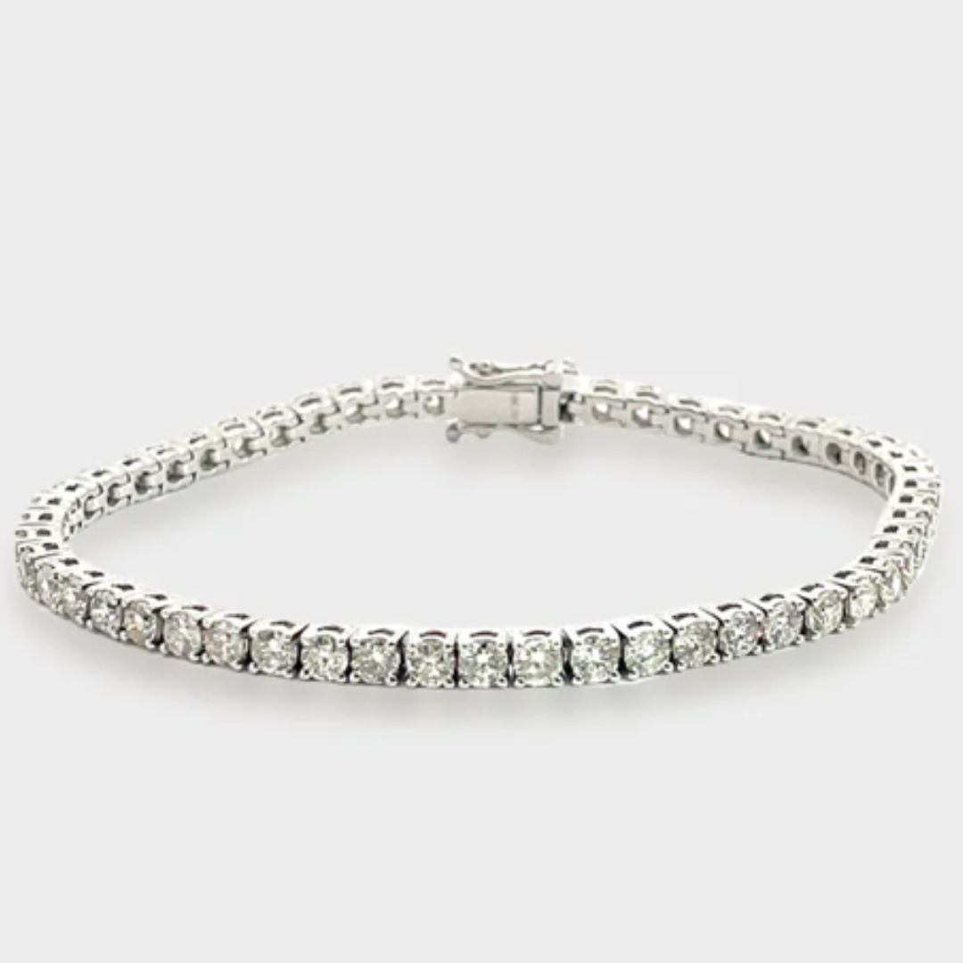 14k Classic Tennis Diamond  Bracelet