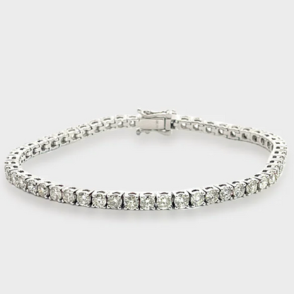 14k Classic Tennis Diamond  Bracelet