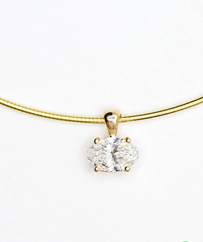 Oval lab Diamond