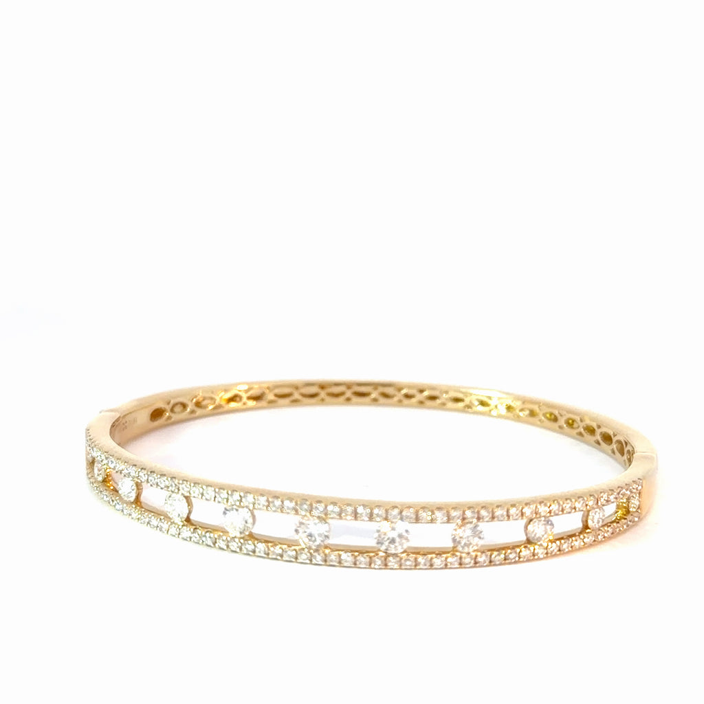 Diamond bangle