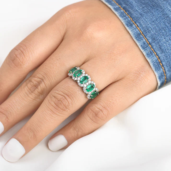 Emerald Oval Ring