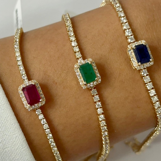 Diamond Square Bracelet