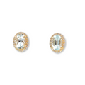 Aquamarine Studs