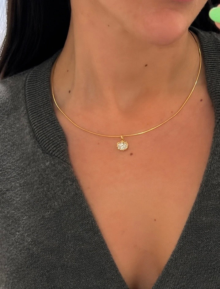 Oval charm