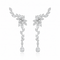 Luna Blossom Diamond Earrings