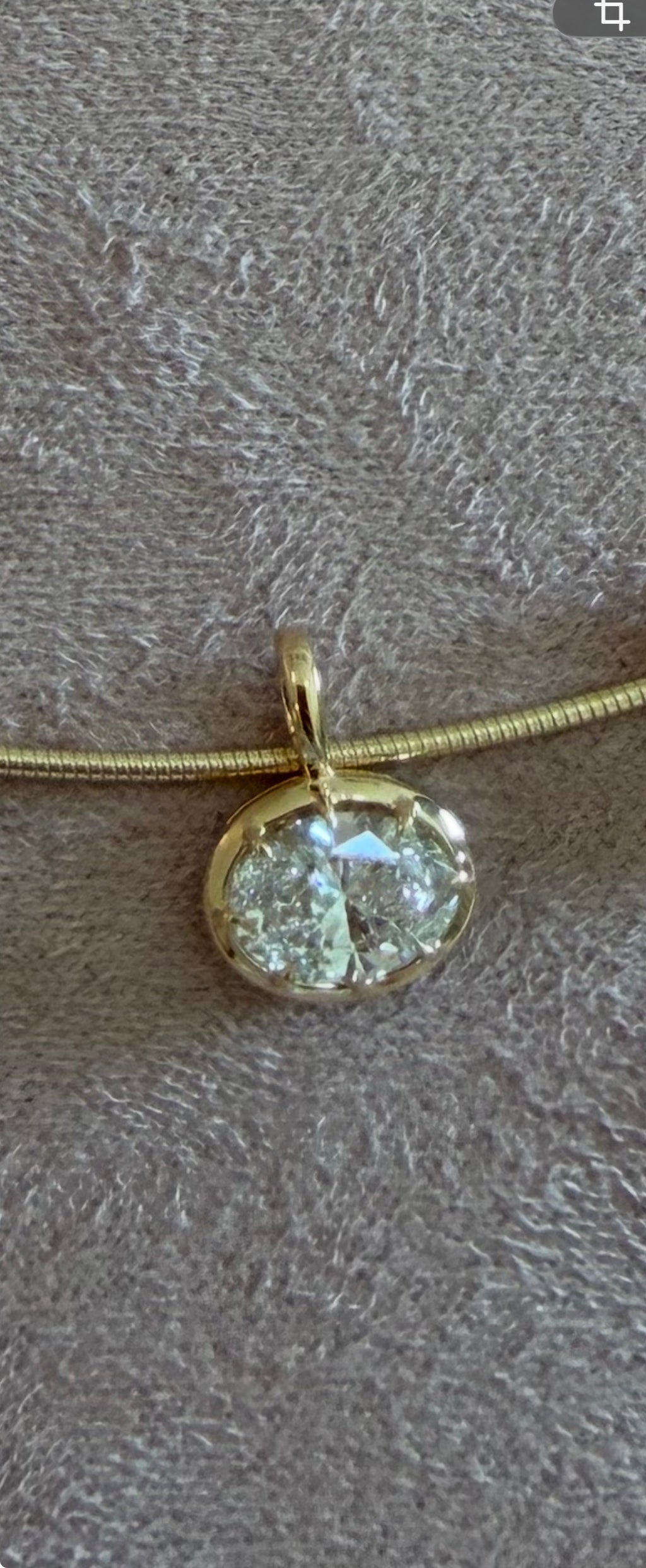 Oval charm