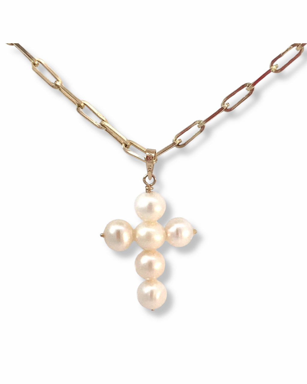 Pearl Cross Pendant
