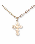 Pearl Cross Pendant