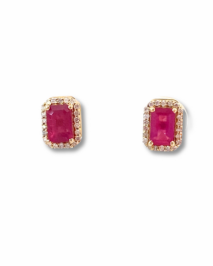 Keira Ruby studs