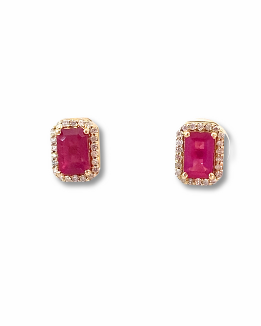 Keira Ruby studs