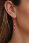 Elegant Ruby Earrings