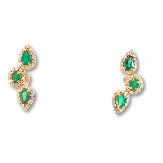 Miriam Emerald Earrings