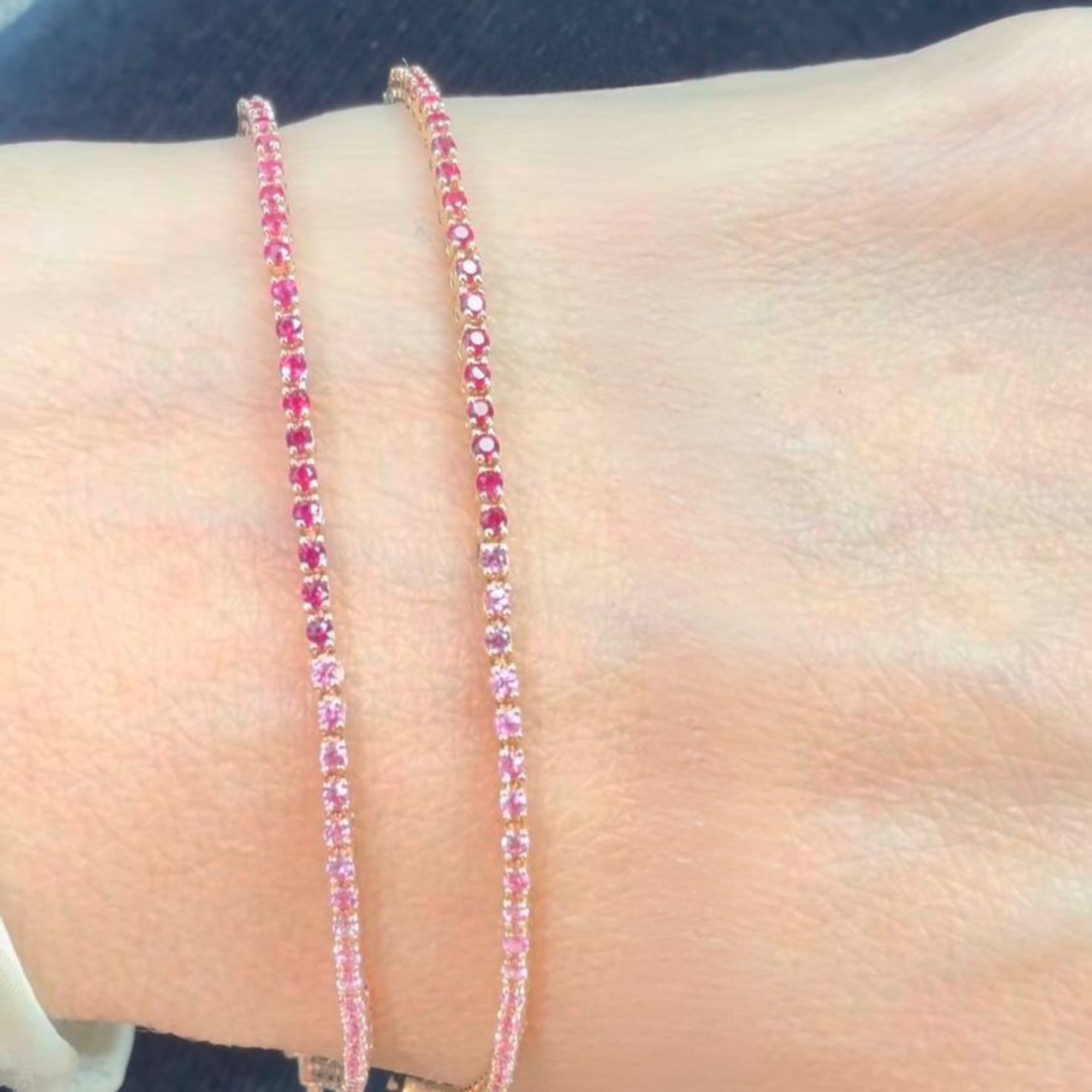 Thin Tennis Bracelet