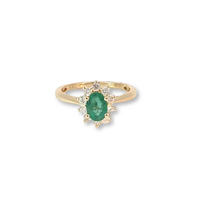 Emerald & Diamond ring