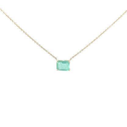 Square Gemma Necklace