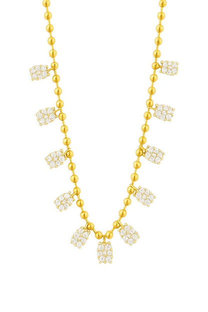 Elegant Multidiamond Necklace