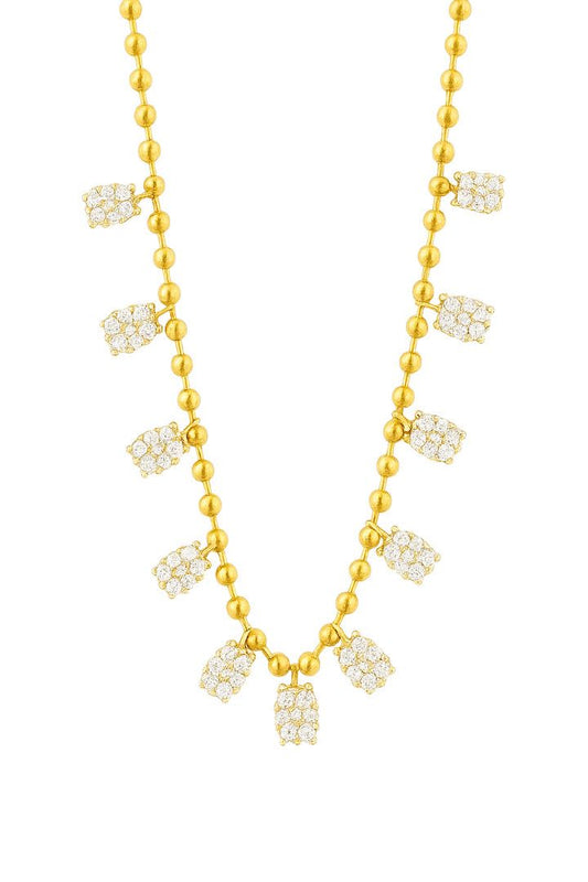 Elegant Multidiamond Necklace