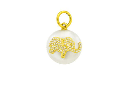 Pearl Elephant Pendant
