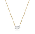 Oval Solitaire Necklace