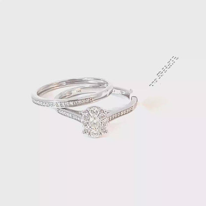 MultiDiamond Oval Ring