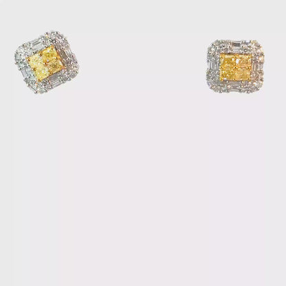 Elegant Yellow Studs