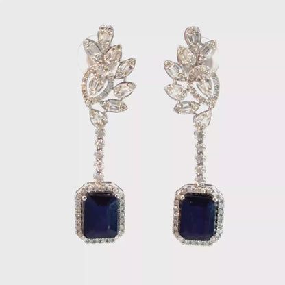 Elegant Sapphire earrings