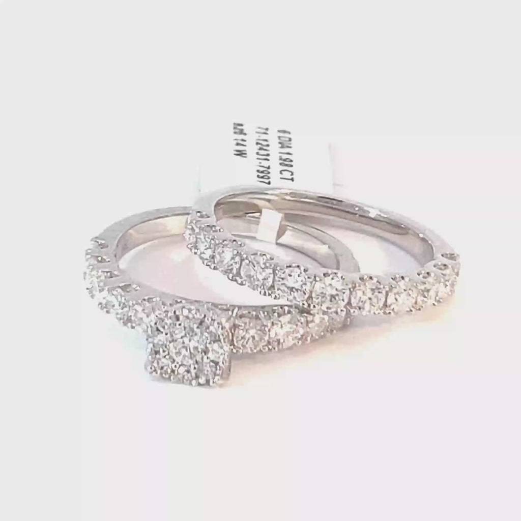 Multi Diamond Round Ring
